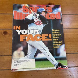 Baltimore Orioles Roberto Alomar MLB BASEBALL 1996 Sports Illustrated Magazine!
